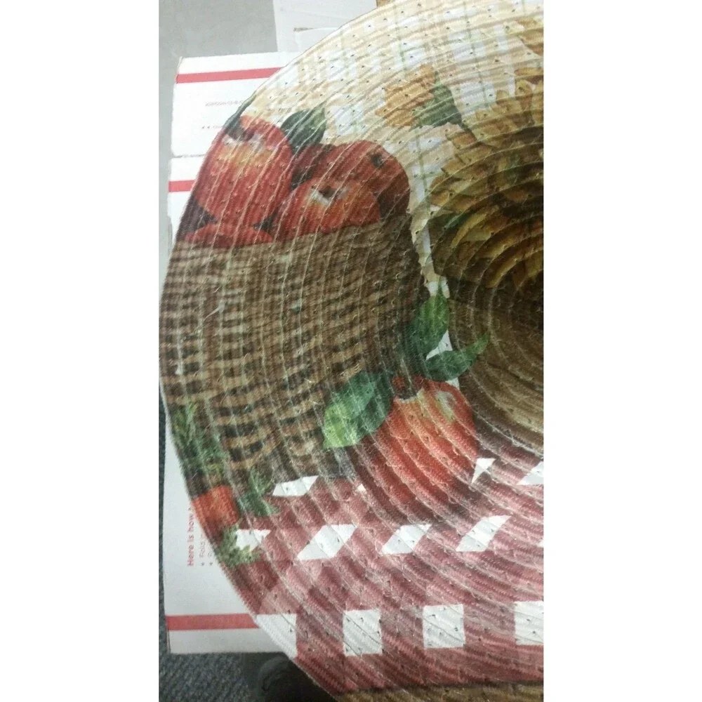OVAL BRAIDED KITCHEN RUG RED (20